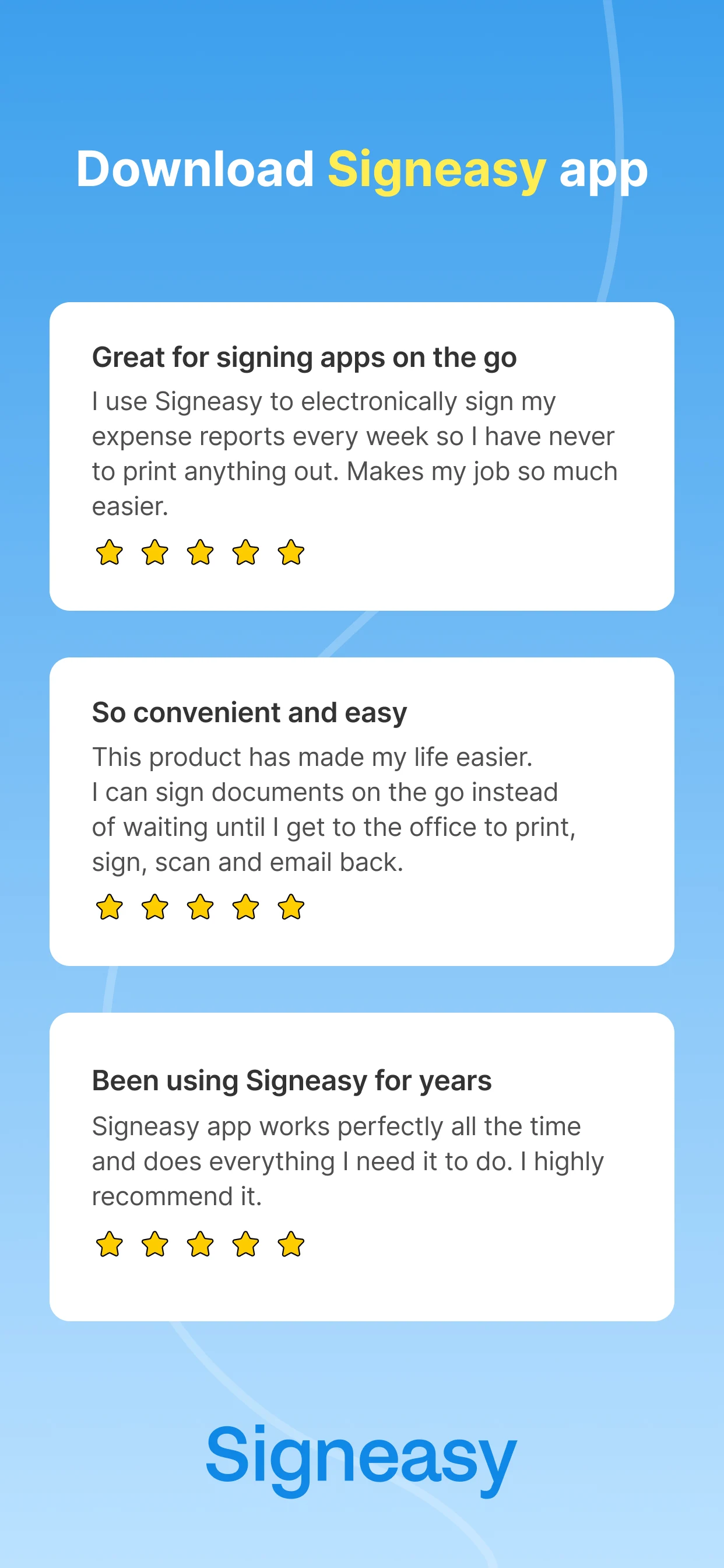 Fill and Sign Docs: Signeasy screenshot