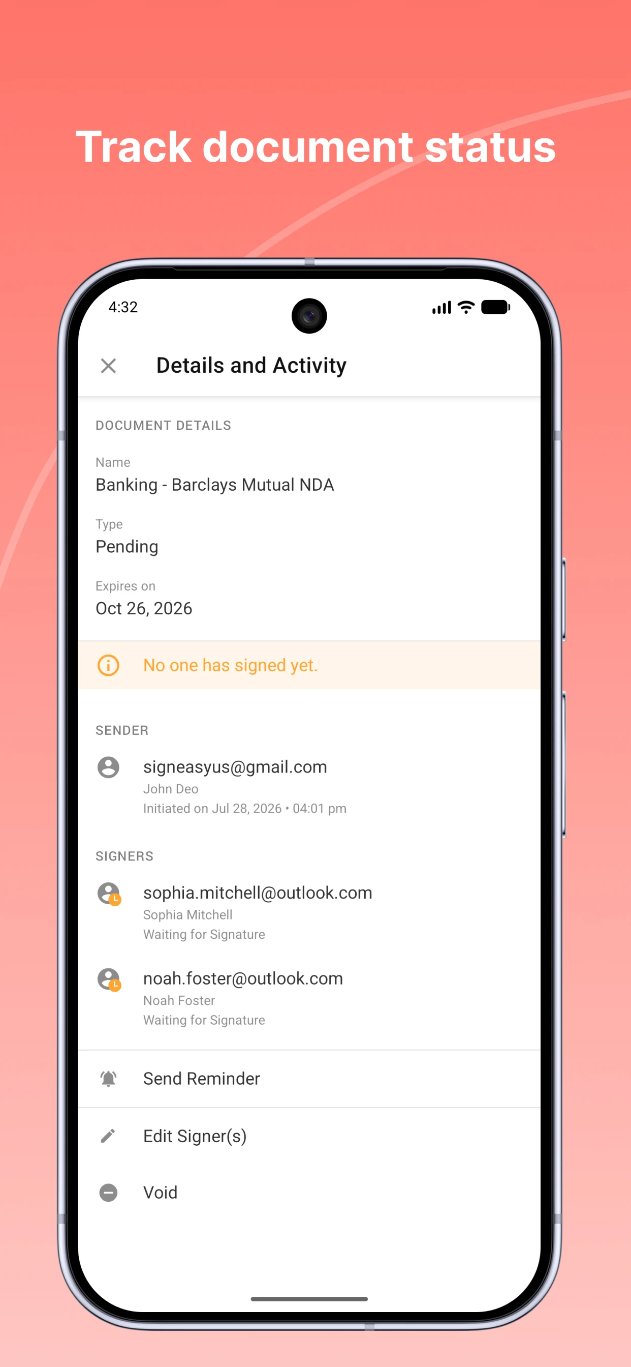 Fill and Sign Docs: Signeasy screenshot